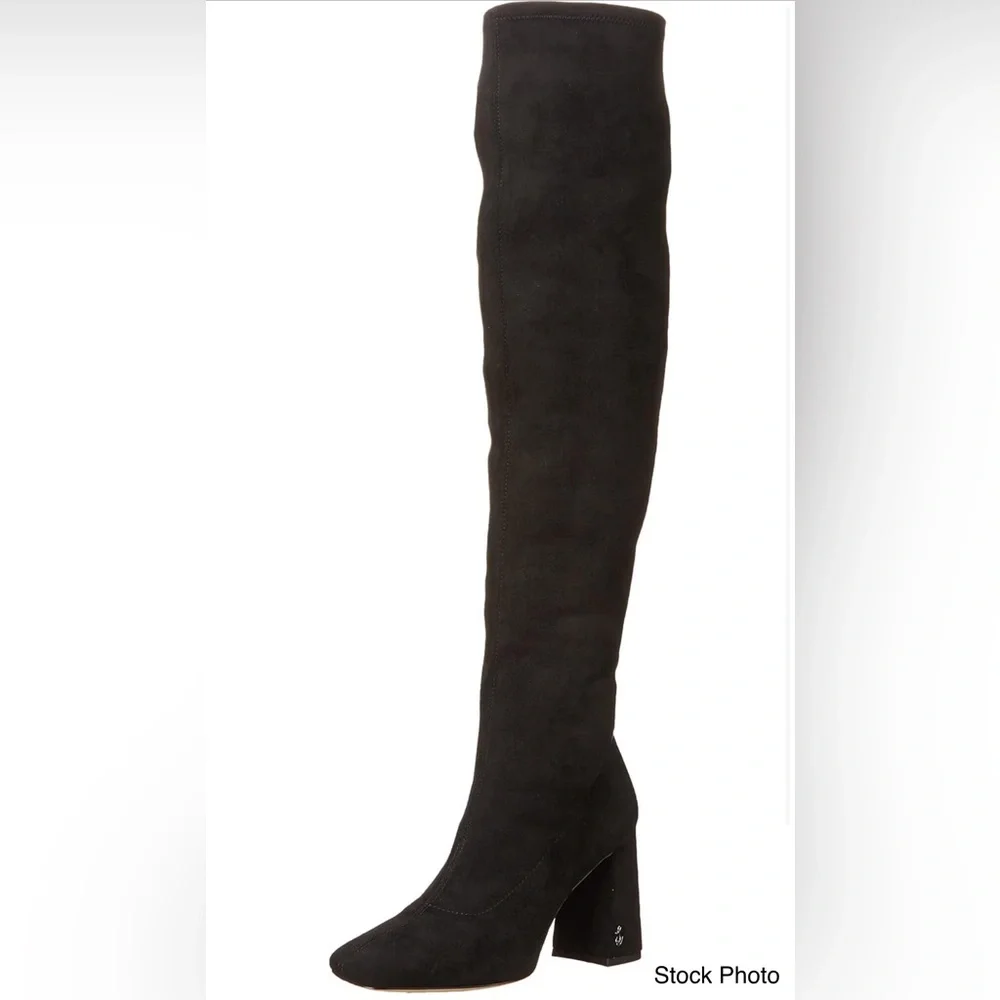 Sam Edelman Women's Cosette Over-The-Knee Boot Black Size 8.5